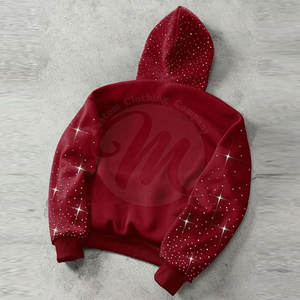 Latest Design Rhinestone Hoodies Best Selling Rhinestone Hoodies Light <b>Weight</b> Rhinestone Hoodies <b>For</b> <b>Sale</b> - Product Image 2