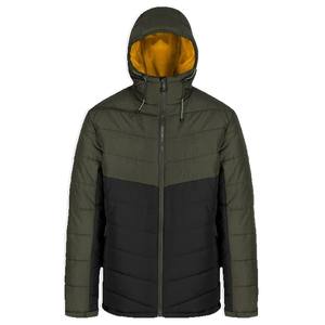 Chaqueta de Plumón Gruesa de Poliéster de Alta Calidad para Hombre, con Capucha, Transpirable, Impermeable, con Relleno de Algodón Cálido, para Invierno, con Logotipo Personalizado - Product Image 1