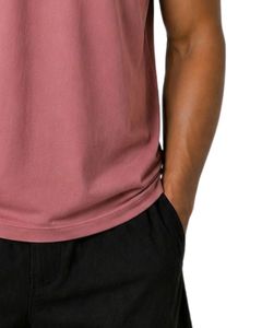 Mens Dusty <b>Rose</b> Sleeveless Tank <b>Top</b> Premium Cotton Jersey Gym Fitness Casual Summer Vest Lightweight Breathable Custom Fit - Product Image 5