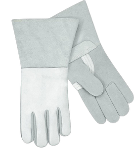 Guantes de Seguridad Industriales de Cuero Vacuno, Resistentes al Calor, con Parches de Cuero Reforzado para Soldadura - Product Image 3