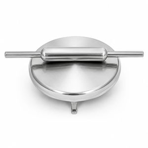 Rouleau à pâtisserie classique en laiton poli, conception sans joint, Polpat Chakla Belan, pour un service de repas de mariage plus rapide et plus facile - Product Image 6