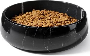 Gamelle pour animaux de compagnie en marbre vert, robuste, antidérapante, pour chien et chat, bol lisse en pierre pour nourriture et eau - Product Image 3