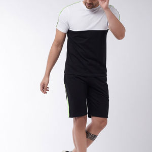 Custom Men's Summer Short <b>Set</b> High Quality Casual Wear 2-Pcs Shirt & Shorts <b>Set</b> 100% Cotton T-shirts & Short <b>Set</b> <b>Twin</b> <b>Set</b> Men - Product Image 5