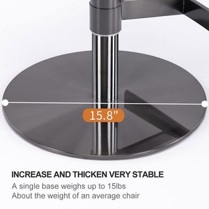 Modern Grade Black Titanium Stainless Steel Bar <b>Stools</b> with Leather Backrest Swivel <b>Adjustable</b> <b>Height</b> for Kitchen or Cou - Product Image 4