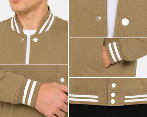 Chaqueta Bomber Varsity para Hombre al por Mayor, OEM, con Bordado Personalizado, Tallas Grandes, Chaqueta Bomber Varsity de Moda para Hombre - Product Image 6