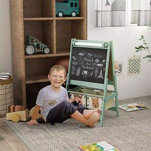 Cavalletto Professionale in Metallo per Pittura con Portarotolo e Superficie Lavagna/Bianca - Product Image 3