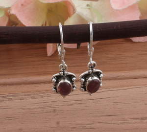Natural Multi Color <b>Tourmaline</b> Drop <b>Earrings</b> 925 Sterling Silver Luxury Gemstone Women's Wedding Jewelry Wholesale - Product Image 5