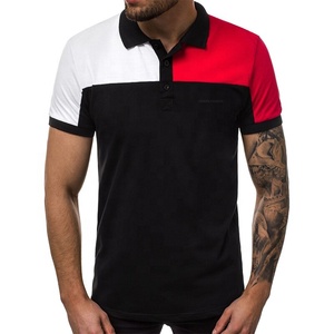 2022 Golf para hombre Polo Logo personalizado bordado 100% algodón liso Color sólido tejido de punto personalizable Polo camiseta - Product Image 2