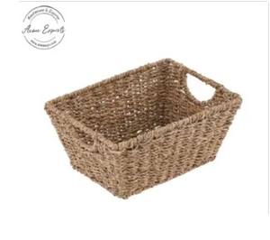 Juego de Cestas de Almacenamiento de Fibra Natural, Diseño Cuadrado Tejido a Mano, Asas Resistentes, Organizador Elegante para Estantes, Armarios y Decoración del Hogar - Product Image 5