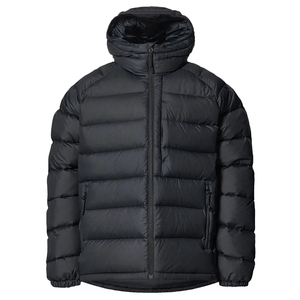 Blouson matelassé camouflage personnalisé pour homme, épais, chaud, à capuche, col montant, blocs de couleur, zippé, imperméable, respirant, pour le ski - Product Image 1