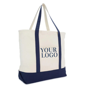 Heavy Weight 14oz Cotton Canvas Utility <b>Storage</b> Bag with Reinforced Handles - Product Image 2