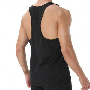 Camiseta sin mangas de algodón acanalada para hombre al por mayor, ideal para baloncesto, entrenamiento, deportes, correr y gimnasio. - Product Image 6