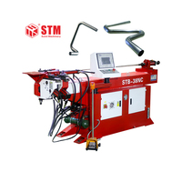 Máquina Dobladora de Tubos Hidráulica STB-38NC, Dobladora de Tubos Cuadrados para Acero Inoxidable