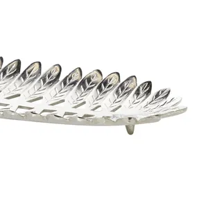 Plateau en métal aluminium fait main sur mesure OEM, multifonctionnel, en forme de vase, pour décoration de Noël et de la maison, pour acheteurs en gros - Product Image 3