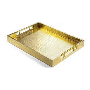Bandeja de Servicio Moderna de Metal Negro Premium, Antiadherente y Ecológica, Linea Exports Inc - Product Image 3