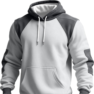 Pull à capuche surdimensionné personnalisé en gros pour l'hiver, coupe carrée, streetwear, grandes tailles, logo personnalisé, 100 % coton molletonné pour homme - Product Image 4