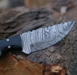 Couteau Bowie de survie et de chasse à lame fixe en acier Damas, manche en bois, personnalisable, de haute qualité, vente en gros OEM - Product Image 2