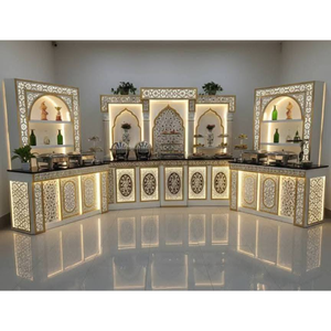 Configuración de mostrador de buffet decorativo para catering - Product Image 2