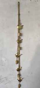 Cadena de 5 Campanas para Colgar en la Puerta con Cuentas y Campanas de Latón - Product Image 2