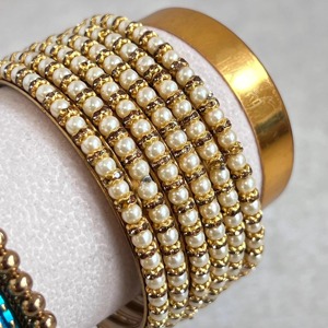 Premium Fancy Stainless Steel Geometric Bohemian Style Eco Friendly Bangles for Women Modern Trendy Fashion Jewelry - Product Image 3