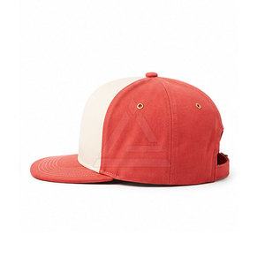 Wholesale <b>Flat</b> Brim <b>Hat</b> With Custom Front Embroidery Adjustable Closure Modern Streetwear Fashion Headwear For Adults - Product Image 5