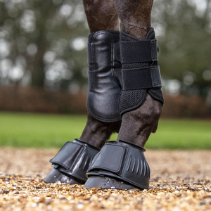 Horse Riding Bell Boots Flexible Protective Hoof Gear for <b>Equestrian</b> Training Jumping Performance and Daily Horse Care - Product Image 6