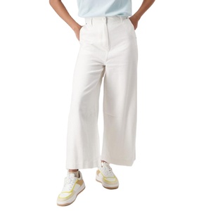 Pantalon cargo évasé et ample en coton respirant et doux pour femme – Vente en gros - Product Image 6