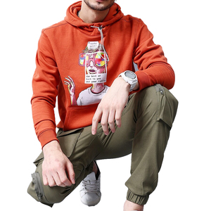 Sudaderas con Capucha para Hombre, de Lujo, Gruesas, 100% Algodón, Transpirables, Personalizables, Corte Regular, Diseño Sólido, para Invierno - Product Image 1