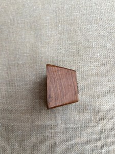 Square Wooden Furniture Knob Natural Wood Cabinet Handle <b>Rustic</b> Drawer Pull Modern Design Smooth Oak Drawer Knob - Product Image 3