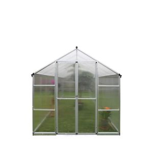 เรือนกระจกทางการเกษตรกรอบอลูมิเนียมขนาด8 'x 20' มีแผ่นโพลีคาร์บอเนตป้องกันรังสียูวีขนาด4มม. TMG-GH820 - Product Image 4