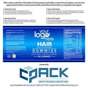 Gomitas de Biotina para Adultos Hechas en EE. UU. al por Mayor - Marca Privada al Mejor Precio del Mercado - Product Image 4