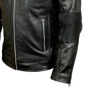 <b>SMART</b> SHINE ENTERPRISES <b>Men</b> High Quality Leather <b>Jacket</b> Soft Durable Comfortable Full Zip Classic Casual Winter Breathable Quick - Product Image 4