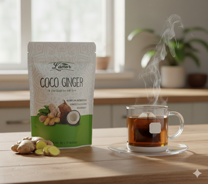 Thé aux herbes gingembre-coco OEM x15 sachets de thé par paquet - Product Image 4