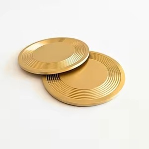 Metal Coasters Set Decorative Beverage <b>Protectors</b> for Wedding Reception Dining <b>Table</b> Restaurant Hotel Bar - Product Image 6