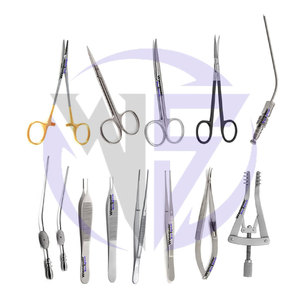 Ensemble d'instruments de chirurgie plastique de base Halsey Needle Holder, 13 pièces, pour chirurgie esthétique, endoscopie, mini-instruments Tebbetts, outils pour la poitrine et la rhinoplastie - Product Image 5