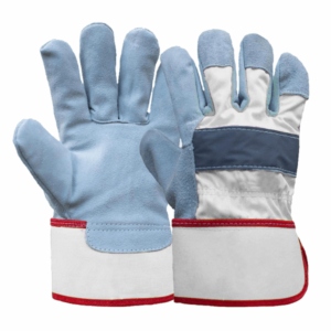 Guantes de Protección Personalizables de Cuero Vacuno Dividido, Certificación CE, 11 oz, Resistentes a la Abrasión y al Calor, para Trabajo Pesado - Product Image 6