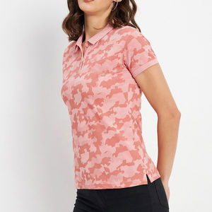 Camiseta Polo de diseño único para mujer, OEM, más vendida, 100% algodón puro, camisas bordadas de primera calidad para mujer con talla personalizada - Product Image 3