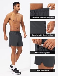 Shorts pour hommes respirants à cordon de serrage de haute qualité - Vêtements décontractés sportifs légers et confortables pour l'été - Product Image 5