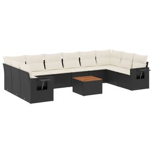 Black Garden <b>Sofa</b> <b>Set</b> - Product Image 2