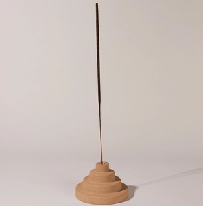 Quemador de incienso ovalado de madera artesanal de la mejor calidad, decorativo, con recogedor de ceniza largo, bandeja aromática, estilo rústico para el hogar. - Product Image 6