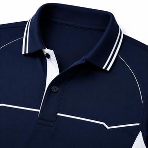Camiseta de Manga Corta para Hombre, Color Personalizado, Poliéster/Algodón Sólido, Transpirable, Tejido de Punto, Secado Rápido, Diseño Deportivo, Corte Regular, Premium - Product Image 3