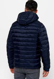 Two color design OEM Wholesale Custom Winter Warm Quilted Bubble Down Padded Puffer <b>Jackets</b> With Hooded <b>jacket</b> - Product Image 1