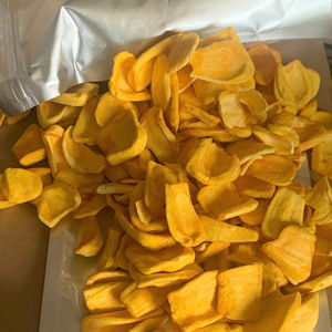 Exportador de Jackfruit Deshidratado en Vietnam, Jackfruit Deshidratado Frito al Vacío, Bocadillo Crujiente Naturalmente Dulce, Hecho con Aceite 100% Puro - Product Image 1