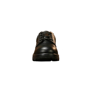 Chaussures de sécurité pour hommes en cuir de buffle de bonne qualité, embout en acier, antistatiques, basses, avec doublure en maille grise, pour usage industriel - Product Image 4