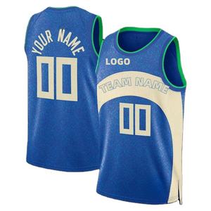 Maillot de basket-ball maillot unisexe maillots de basket-ball pour jeunes grande taille uniformes de pratique réversibles personnalisés polyester à séchage rapide - Product Image 4