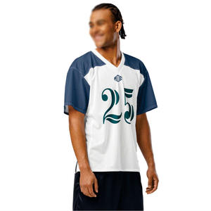 Camiseta de Fútbol Americano Personalizada, de Malla Transpirable, de Verano, de Manga Corta, para Hombre, con Hombros Caídos, de 250 g/m², Fabricada en EE. UU. - Product Image 2