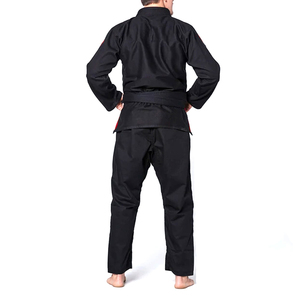 ชุดจียูยิตสูสีดำ BJJ GI สไตล์บราซิลเลียนชุดกิโมโนสีมุกสานพร้อมเข็มขัด - Product Image 4