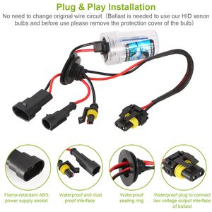 2 pz. Lampadine Xenon HID 9006 HB4 3500LM 8000K AC 35W per Fari Alogeni e Xenon, Sostituzione Fari Abbaglianti/Anabbaglianti e Fendinebbia - Product Image 4