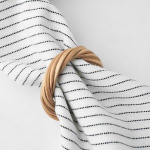 Exquisite Rattan Napkin Ring Woven <b>Table</b> Napkin Holder Rustic Dining <b>Table</b> Accent Perfect For Wedding Party <b>Table</b> Decoration - Product Image 3