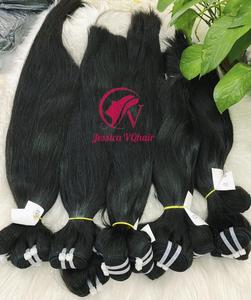 Extensiones de pelo ondulado color negro envío rápido paquetes de pelo muestra gratis recta trama natural al por mayor - Product Image 4